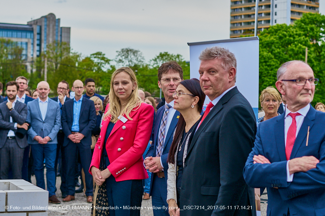 11. Mai 2017 - Grundsteinlegung für die LOGE und dem Kulturquadrat in Neuperlach